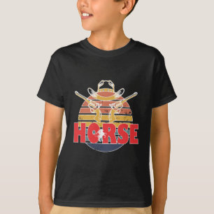 Camiseta Beleza e Graça dos Cavalos Vintage Equestre