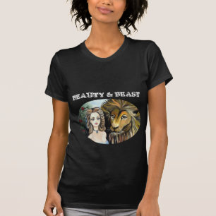 Camiseta Beleza e t-shirt do animal