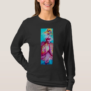 CAMISETA BELEZA EM VESTIDO ROSA