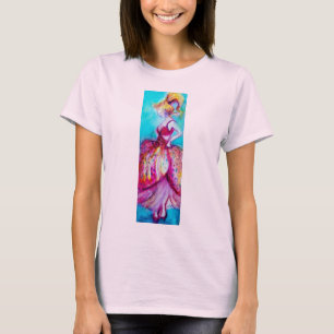 CAMISETA BELEZA EM VESTIDO ROSA