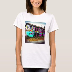Camiseta Beleza na destruição Casa abandonada