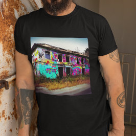 Camiseta Beleza na destruição | Casa abandonada
