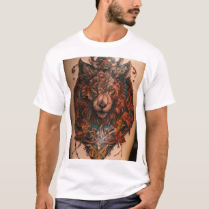 Camiseta Beleza Natural vida selvagem Design Tribal"