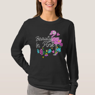 Camiseta Beleza No Queijo Rosa Flamingo Sussuro Rosa Pink F