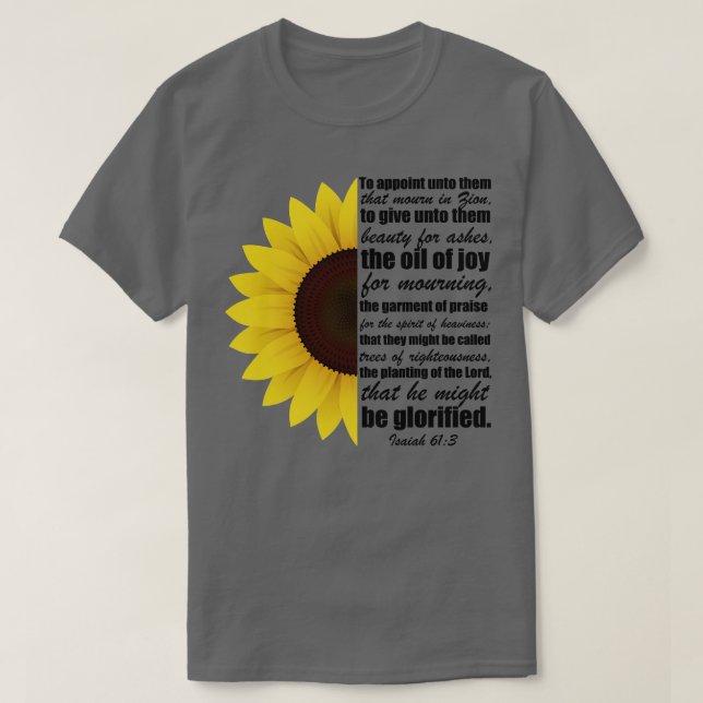 Camiseta Beleza para Ashes Christian Baby Bodycase (Frente do Design)