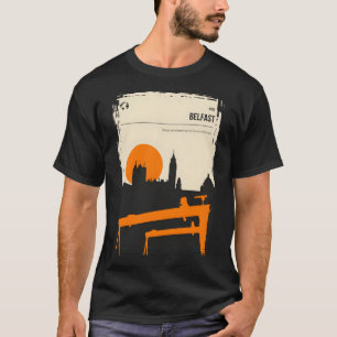 Camiseta Belfast Northen Ireland Viagens vintage