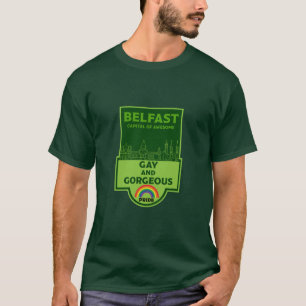 Camiseta Belfast Orgulho gay - Brighton Ireland LGBT -