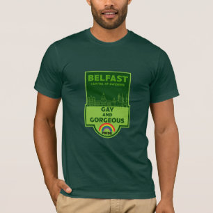 Camiseta Belfast Orgulho gay - Brighton Ireland LGBT -