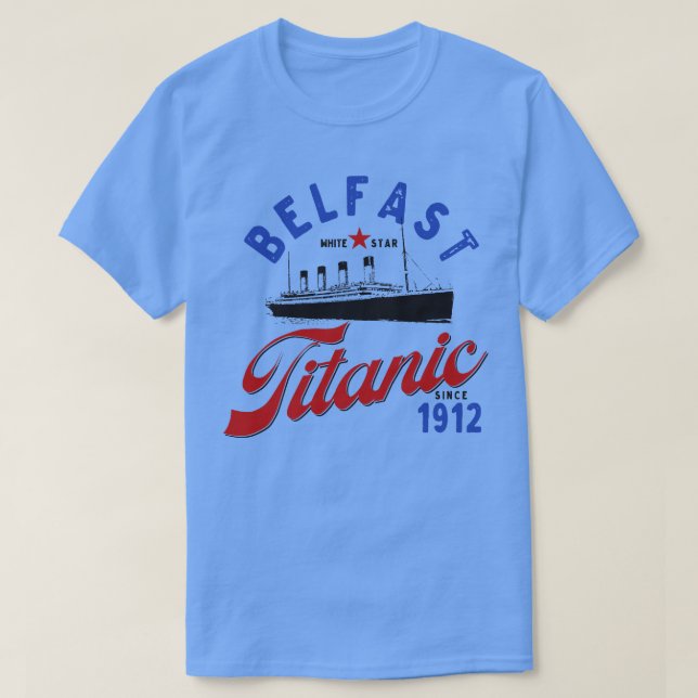 Camiseta Belfast Titanic (Frente do Design)