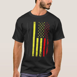 Camiseta Belga bandeira americana Bélgica América Pride Her