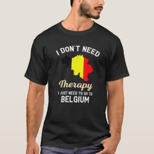 Camiseta Belga Belga - Viagem vocação do Mapa de Sinalizado
