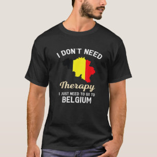 Camiseta Belga Belga - Viagem vocação do Mapa de Sinalizado