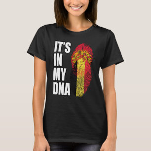 Camiseta Belga E Quirguistão Misturam Sinalizador De Heranç