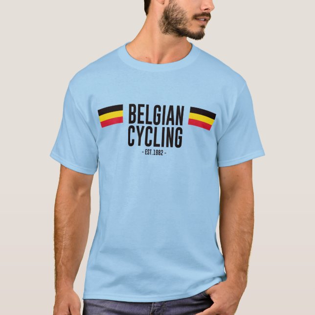 Camiseta Belga Equipe de ciclismo T-Shirt (Frente)