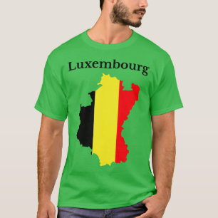 Camiseta Belga - Luxemburgo - Mapa Bélgica