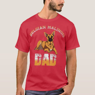 Camiseta Belga Malinois Pai Dog Lover Belga