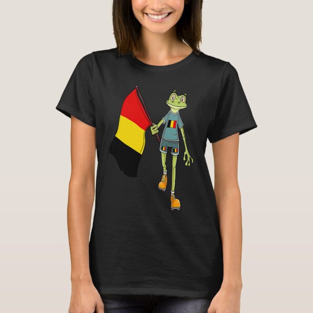 Camiseta Belgian Fan Frog (Frente)