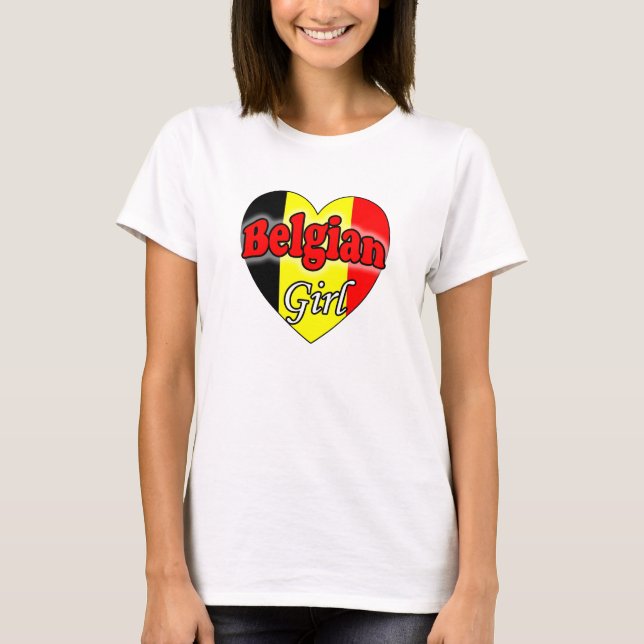 Camiseta Belgian Girl (Frente)