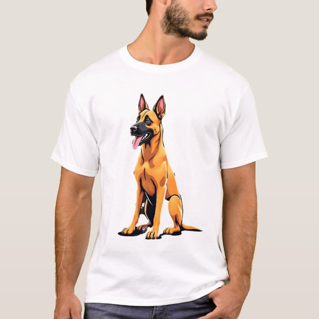 Camiseta Belgian Malinois (3) (Frente)