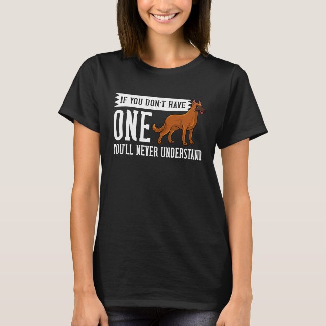 Camiseta Belgian Malinois Dog  Puppies Owner (Frente)
