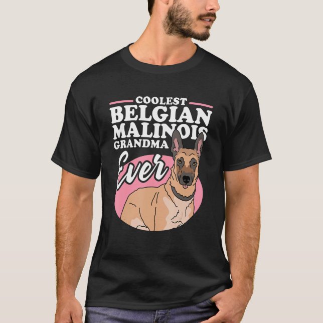 Camiseta Belgian Malinois Grandma Dog Owner Malinois 1 (Frente)