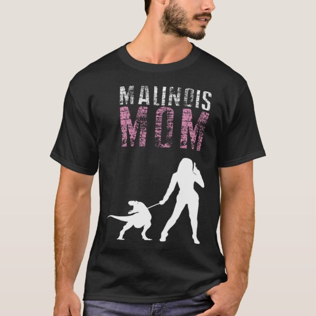Camiseta Belgian Malinois Mom (Frente)