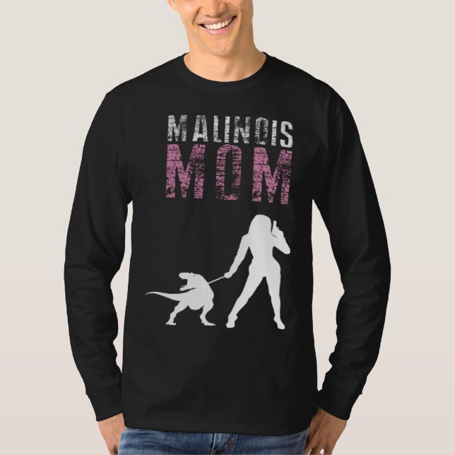 Camiseta Belgian Malinois Mom (Frente)