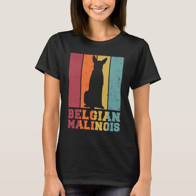 Camiseta Belgian Malinois Vintage (Frente)