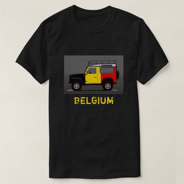 CAMISETA BÉLGICA (Frente do Design)