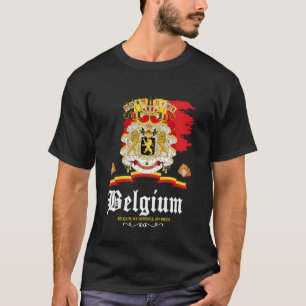 Camiseta Bélgica Bandeira Ideia Para Homens E Novelty Belga