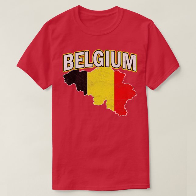 Camiseta Bélgica em apuros (Frente do Design)