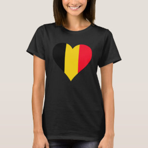 Camiseta Bélgica Flag Heart Belgium Gifts Love Belgium Pull