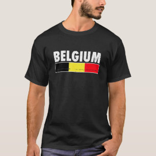 Camiseta Bélgica Orud Bandeira Belga 2