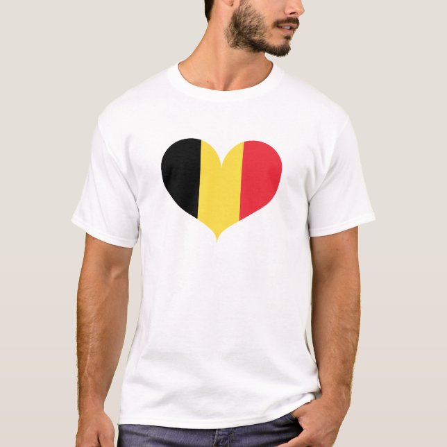 Camiseta Belgien - Belgique - België - Bélgica Flag (Frente)