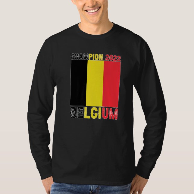 Camiseta Belgium Champion Belgium Soccer Fan  2022 (Frente)