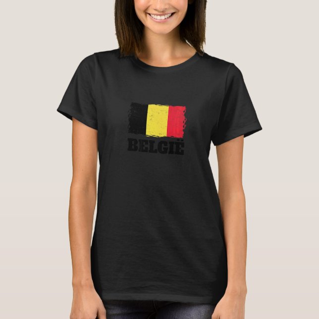 Camiseta Belgium soccer & football fan 2022 Flag of Belgium (Frente)