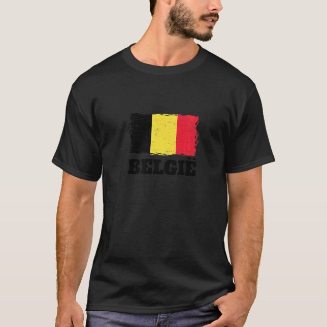 Camiseta Belgium soccer & football fan 2022 Flag of Belgium (Frente)