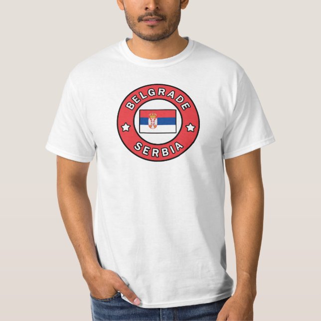 Camiseta Belgrado Sérvia (Frente)