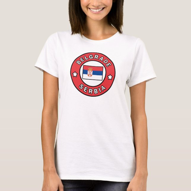 Camiseta Belgrado Sérvia (Frente)