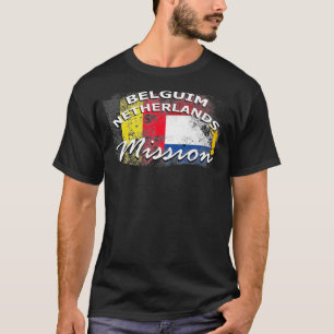 Camiseta Belguim Países Baixos Mórmon LDS Mission Gift