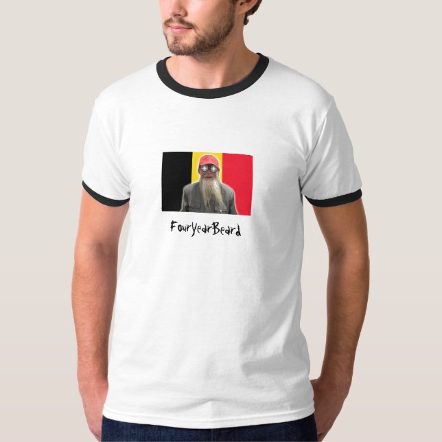Camiseta Belgum4yb, FourYearBeard (Frente)