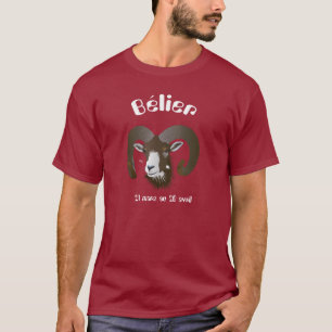 Camiseta Bélier 21 mars au 20 avril