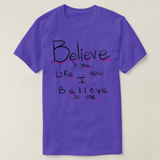 Camiseta Believe 5 (Frente do Design)