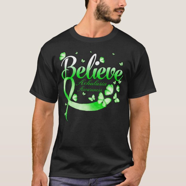 Camiseta Believe ACHALASIA Butterfly (Frente)