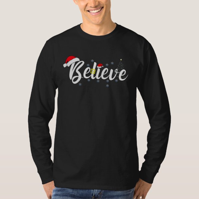Camiseta believe Christmas (Frente)