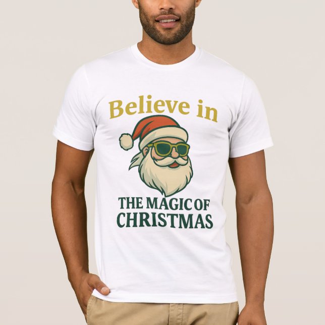 Camiseta Believe in the Magic of Christmas 🎅 | Bella+Canva (Frente)