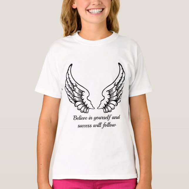Camiseta Believe In Yourself Motivational  (Frente)