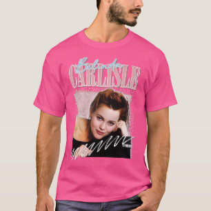 Camiseta Belinda lisle 80s Design de ventilador estético