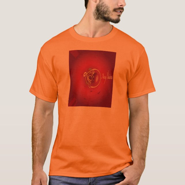 Camiseta Beliscos de Natal Vermelho têm um belo dia (Frente)