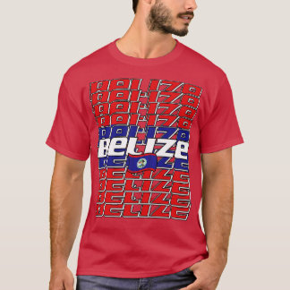 Camiseta Belize em cascata texto 3